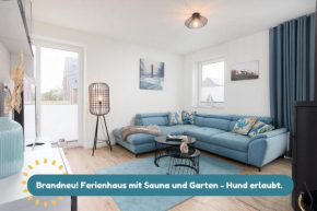 Tortuga - Neues Ferienhaus für 6 Personen mit Sauna, Kamin,Garten, Hund erlaubt